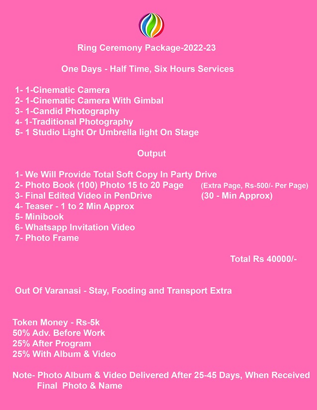 Wedding Photography Packages and Prices -Universe Studio